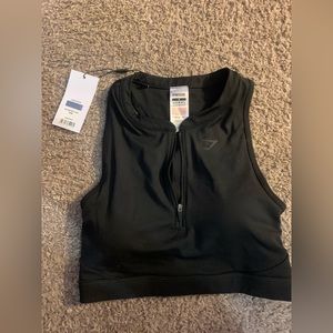 Gymshark speed sports bra black medium
